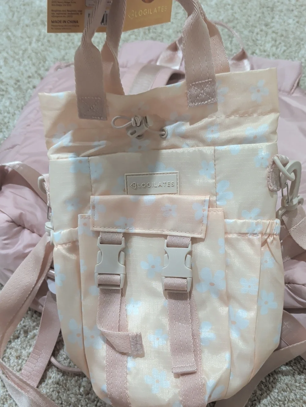Blogilates Mini backpack & Water Bottle Sling